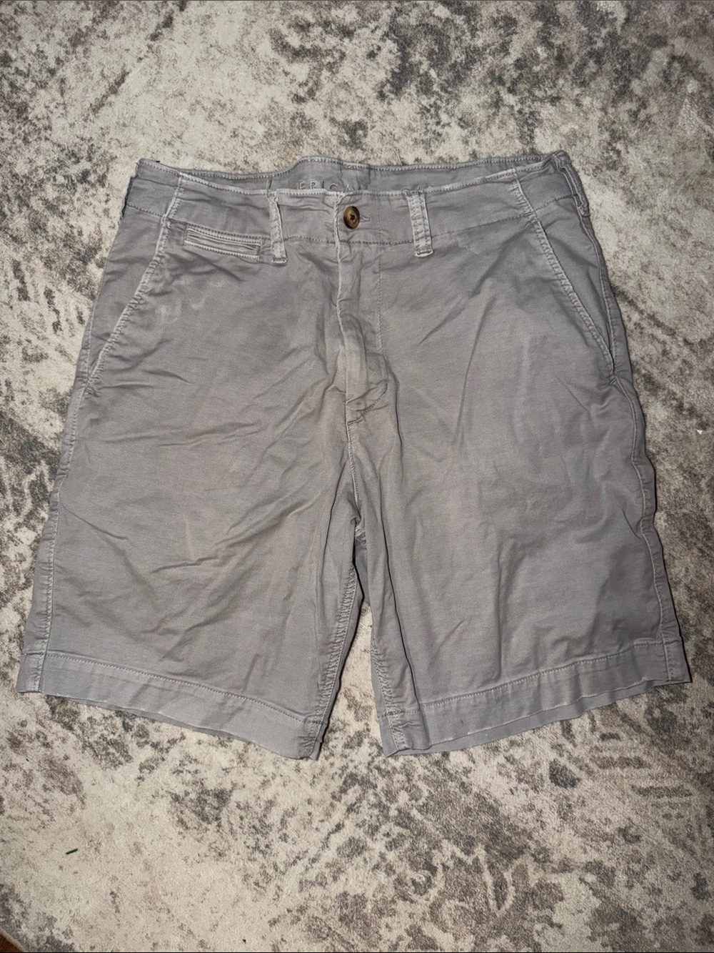 Men's Gray Casual Chino Shorts
